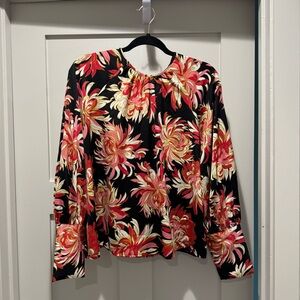 Floral Women's Top Sz L